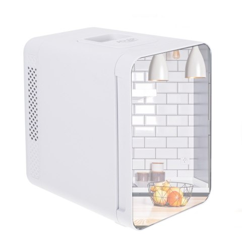 Adler | Mini lodówka z lustrem | AD 8085 | Wolnostojąca | Spiżarnia | Wysokość 27 cm | Pojemność netto lodówki 4 L | Biały Adler | Mini lodówka z lustrem | AD 8085 | Wolnostojąca | Spiżarnia | Wysokość 27 cm | Pojemność netto lodówki 4 L | Biały