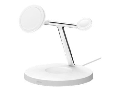 Belkin | Pro MagSafe 3w1 Wireless Charging Stand + zasilacz sieciowy | BOOST CHARGE Belkin | Pro MagSafe 3w1 Wireless Charging Stand + zasilacz sieciowy | BOOST CHARGE