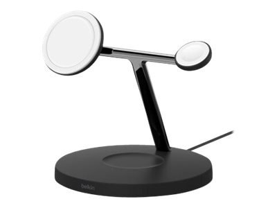 Belkin | Pro MagSafe 3w1 Wireless Charging Stand + zasilacz sieciowy | BOOST CHARGE Belkin | Pro MagSafe 3w1 Wireless Charging Stand + zasilacz sieciowy | BOOST CHARGE