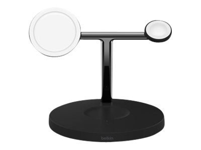 Belkin | Pro MagSafe 3w1 Wireless Charging Stand + zasilacz sieciowy | BOOST CHARGE Belkin | Pro MagSafe 3w1 Wireless Charging Stand + zasilacz sieciowy | BOOST CHARGE