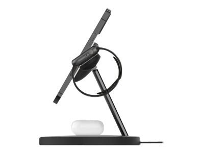 Belkin | Pro MagSafe 3w1 Wireless Charging Stand + zasilacz sieciowy | BOOST CHARGE Belkin | Pro MagSafe 3w1 Wireless Charging Stand + zasilacz sieciowy | BOOST CHARGE