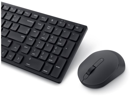 Dell | Cicha klawiatura i mysz | KM555 | Zestaw klawiatury i myszy | Bezprzewodowy | Rosyjski (QWERTY) | Czarny | 2,4 GHz, Bluet Dell | Cicha klawiatura i mysz | KM555 | Zestaw klawiatury i myszy | Bezprzewodowy | Rosyjski (QWERTY) | Czarny | 2,4 GHz, Bluet