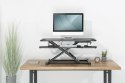 Ergonomiczny stojak Digitus DA-90380-1 | 10-50 cm | Maksymalne obciążenie 15 kg | Czarny