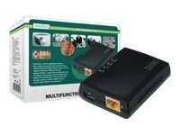 Digitus | Wielofunkcyjny serwer sieciowy USB | DN-13020 | Czarny Digitus | Wielofunkcyjny serwer sieciowy USB | DN-13020 | Czarny