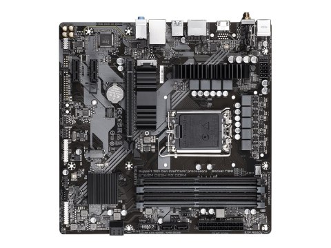 Gigabyte | B760M DS3H AX DDR4 1.0 M/B | Rodzina procesorów Intel | Gniazdo procesora LGA1700 | DDR4 DIMM | Gniazda pamięci 4 | O