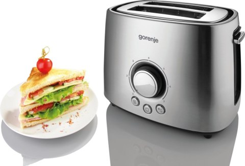 Gorenje | Toster | T1000E | Moc 1000 W | Liczba gniazd 2 | Materiał obudowy Metal | Stal nierdzewna Gorenje | Toster | T1000E | Moc 1000 W | Liczba gniazd 2 | Materiał obudowy Metal | Stal nierdzewna