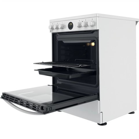 INDESIT | Kuchenka | IS67V8CHW/E | Typ płyty Vitroceramic | Typ piekarnika Electric | Biały | Szerokość 60 cm | Grillowanie | Gł INDESIT | Kuchenka | IS67V8CHW/E | Typ płyty Vitroceramic | Typ piekarnika Electric | Biały | Szerokość 60 cm | Grillowanie | Gł
