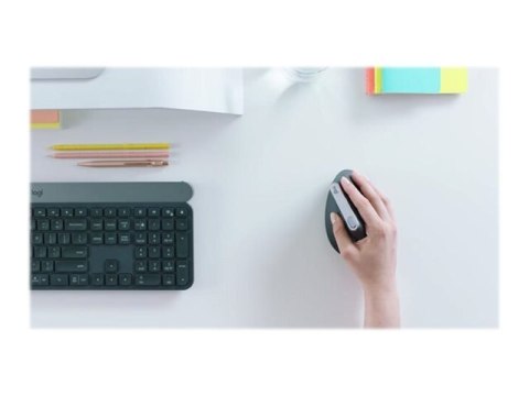 Logitech | Ergonomiczna mysz | MX VERTICAL | Bezprzewodowa | USB, Bluetooth | Grafitowa Logitech | Ergonomiczna mysz | MX VERTICAL | Bezprzewodowa | USB, Bluetooth | Grafitowa