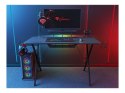 Stół Gamingowy Genesis Holm 300 RGB - Prostokątny z zaokrąglonymi rogami