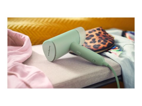 Żelazko parowe Philips STH3010/30, ręczne, ciągłe wytwarzanie pary 20 g/min, zbiornik na wodę 0,1 l, zielony | Philips Żelazko parowe Philips STH3010/30, ręczne, ciągłe wytwarzanie pary 20 g/min, zbiornik na wodę 0,1 l, zielony | Philips