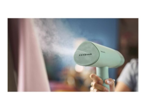 Żelazko parowe Philips STH3010/30, ręczne, ciągłe wytwarzanie pary 20 g/min, zbiornik na wodę 0,1 l, zielony | Philips Żelazko parowe Philips STH3010/30, ręczne, ciągłe wytwarzanie pary 20 g/min, zbiornik na wodę 0,1 l, zielony | Philips