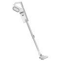 Adler | Odkurzacz cyklonowy pionowy | MS 7058 | Praca przewodowa | 400 W | 220-240 V | Promień działania 8,35 m | Biały