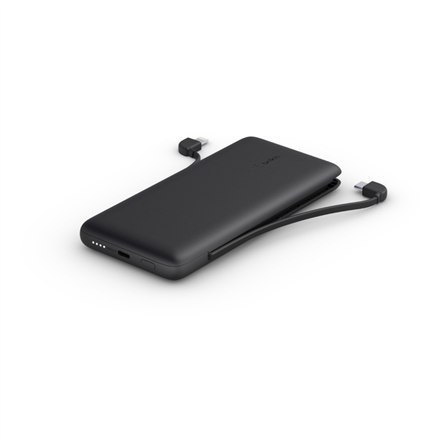 Belkin BoostCharge Plus | Power bank | 10000 mAh | Total 2: Lightning, 24 pin USB-C | Czarny Belkin BoostCharge Plus | Power bank | 10000 mAh | Total 2: Lightning, 24 pin USB-C | Czarny