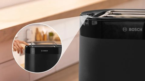 Toster kompaktowy Bosch | TAT2M123 MyMoment | Moc 950 W | Liczba gniazd 2 | Materiał obudowy tworzywo sztuczne | Czarny Toster kompaktowy Bosch | TAT2M123 MyMoment | Moc 950 W | Liczba gniazd 2 | Materiał obudowy tworzywo sztuczne | Czarny