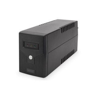 Digitus | Line-Interactive UPS | Line-Interactive UPS DN-170063, 600VA, 360W, 1x akumulator 12V/7Ah, 2x gniazdo CEE 7/7, 2x RJ-1