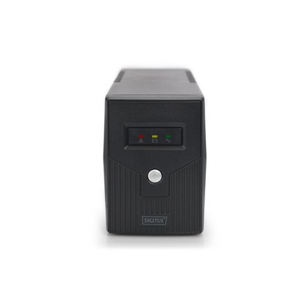 Digitus | Line-Interactive UPS | Line-Interactive UPS DN-170063, 600VA, 360W, 1x akumulator 12V/7Ah, 2x gniazdo CEE 7/7, 2x RJ-1 Digitus | Line-Interactive UPS | Line-Interactive UPS DN-170063, 600VA, 360W, 1x akumulator 12V/7Ah, 2x gniazdo CEE 7/7, 2x RJ-1