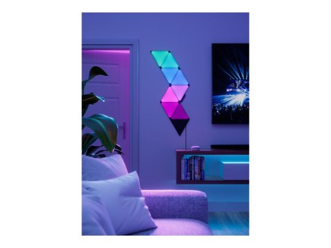 Nanoleaf|Shapes Black Triangles Starter Kit (9 panels)|42 W|WiFi Nanoleaf|Shapes Black Triangles Starter Kit (9 panels)|42 W|WiFi