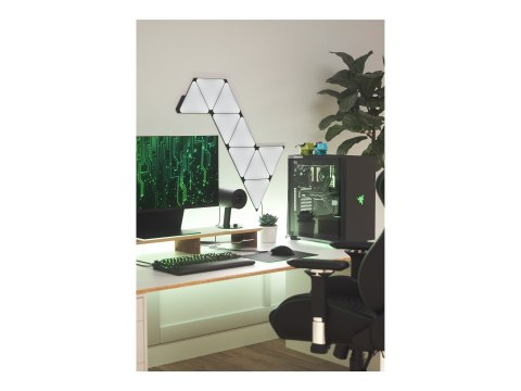 Nanoleaf|Shapes Black Triangles Starter Kit (9 panels)|42 W|WiFi Nanoleaf|Shapes Black Triangles Starter Kit (9 panels)|42 W|WiFi