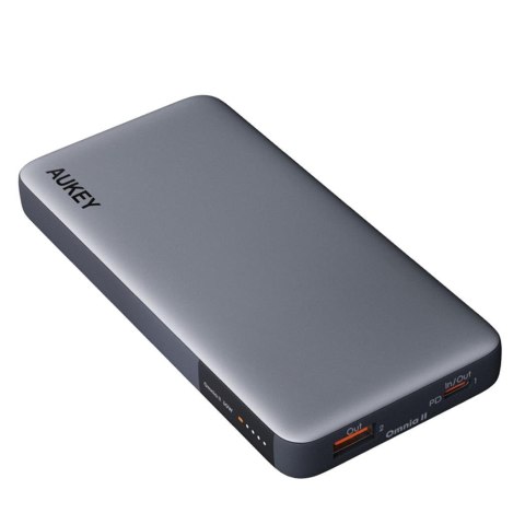 Powerbank Aukey PB-Y41 10 000 mAh, USB-C PD 30W, USB-A 22,5W, szary Powerbank Aukey PB-Y41 10 000 mAh, USB-C PD 30W, USB-A 22,5W, szary