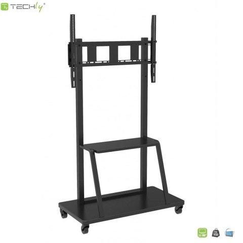Stojak mobilny Techly 55"-100", 150kg z półką Stojak mobilny Techly 55"-100", 150kg z półką