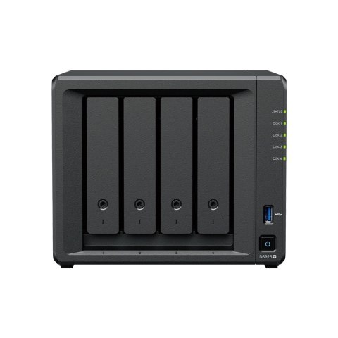 Synology NAS | DS925+ | AMD Ryzen | V1500B | Processor frequency 2.2 GHz | 4 GB | DDR4 ECC SODIMM | Black Synology NAS | DS925+ | AMD Ryzen | V1500B | Processor frequency 2.2 GHz | 4 GB | DDR4 ECC SODIMM | Black