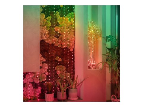 Twinkly Candies 200 diod LED RGB w kształcie pereł, zielony przewód, USB-C|Twinkly Twinkly Candies 200 diod LED RGB w kształcie pereł, zielony przewód, USB-C|Twinkly