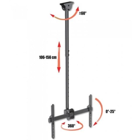 Uchwyt sufitowy Techly 37"-70", 50kg regulowany Uchwyt sufitowy Techly 37"-70", 50kg regulowany