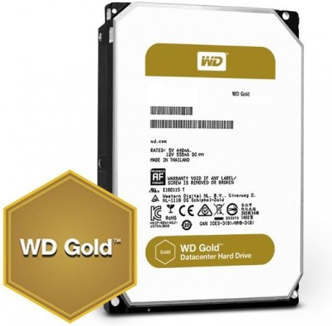 Dysk WD Gold™ WD4004FRYZ 4TB 3,5" 7200 256MB SATA III Dysk WD Gold™ WD4004FRYZ 4TB 3,5" 7200 256MB SATA III