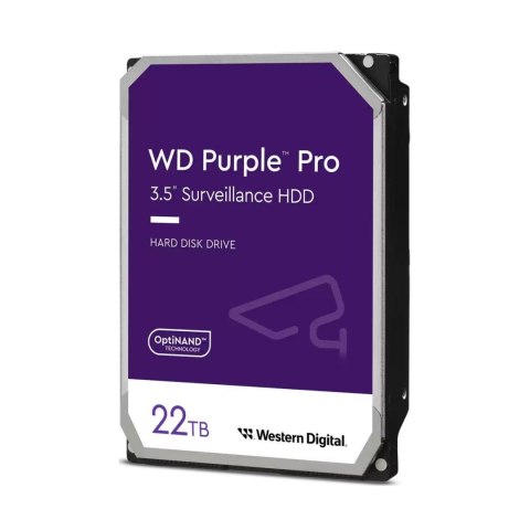 Dysk WD Purple™ Pro WD221PURP 22TB 3.5" 7200 512MB SATA III Dysk WD Purple™ Pro WD221PURP 22TB 3.5" 7200 512MB SATA III