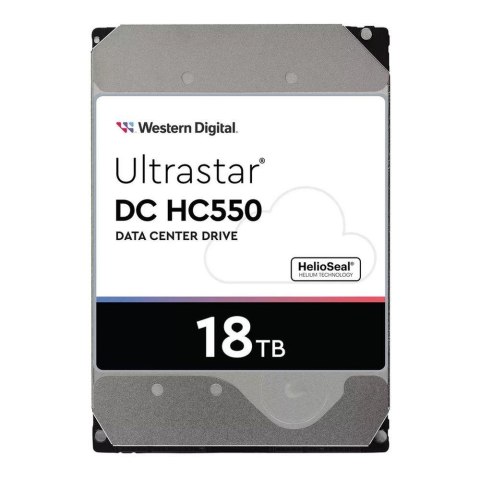 Dysk Western Digital Ultrastar DC HC550 He18 18TB 3,5" 7200 512MB SAS III 512e SE NP3 WUH721818AL5204 Dysk Western Digital Ultrastar DC HC550 He18 18TB 3,5" 7200 512MB SAS III 512e SE NP3 WUH721818AL5204