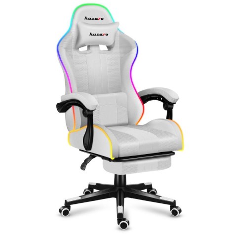 Fotel gamingowy Huzaro FORCE 4.7 RGB White Mesh Fotel gamingowy Huzaro FORCE 4.7 RGB White Mesh