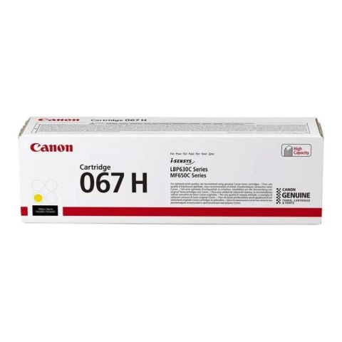 Toner Canon CRG-067HY Yellow Toner Canon CRG-067HY Yellow