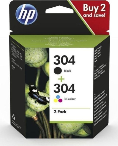Zestaw Tuszy HP 304 CMYK (3JB05AE) Zestaw Tuszy HP 304 CMYK (3JB05AE)