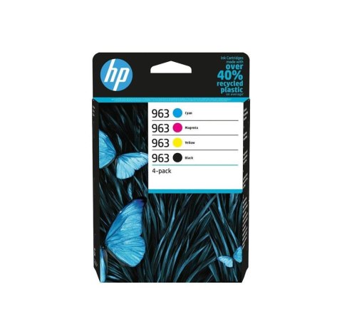 Zestaw tuszów HP 963 CMYK (6ZC70AE) Zestaw tuszów HP 963 CMYK (6ZC70AE)