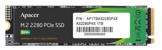 Dysk SSD Apacer AS2280P4X 1TB M.2 2280 PCIe NVMe Gen3 x4 (2100/1700 MB/s)