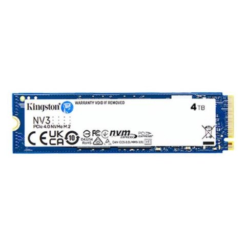 Dysk SSD Kingston NV3 M.2 2280 PCIe 4.0x4 NVMe 4TB (6000/5000MB/s) Dysk SSD Kingston NV3 M.2 2280 PCIe 4.0x4 NVMe 4TB (6000/5000MB/s)