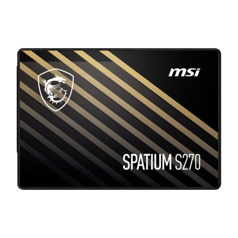 Dysk SSD MSI SPATIUM S270 960GB SATA3 2.5" (500/450 MB/s) 3D NAND Dysk SSD MSI SPATIUM S270 960GB SATA3 2.5" (500/450 MB/s) 3D NAND