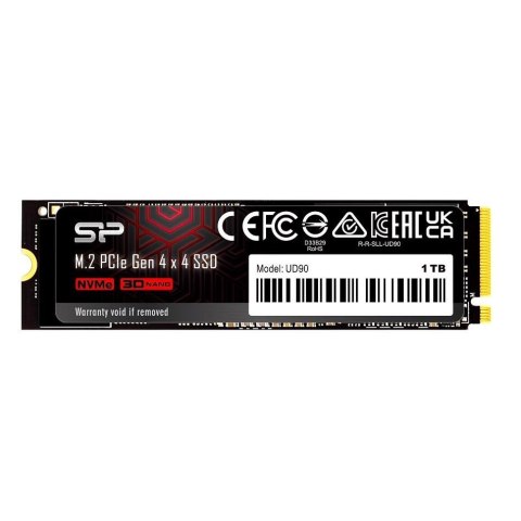 Dysk SSD Silicon Power UD90 1TB M.2 2280 PCIe Gen4x4 NVMe 1.4 (4800/4200 MB/s) Dysk SSD Silicon Power UD90 1TB M.2 2280 PCIe Gen4x4 NVMe 1.4 (4800/4200 MB/s)