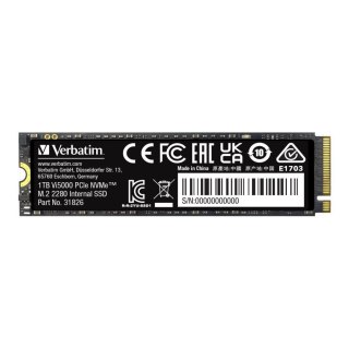 Dysk SSD Verbatim Vi5000 1TB M.2 2280 PCIe Gen4 NVME (5000/4500 MB/s)