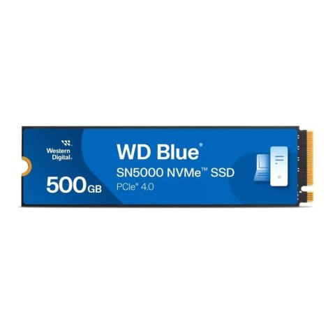 Dysk SSD WD Blue SN5000 500GB M.2 2280 PCIe NVMe (5000/4000 MB/s) WDS500G4B0E Dysk SSD WD Blue SN5000 500GB M.2 2280 PCIe NVMe (5000/4000 MB/s) WDS500G4B0E