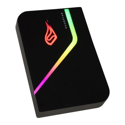 Dysk zewnętrzny SSD SureFire PyroDrive Gaming 1TB USB 3.2 Gen 1 (460/440 MB/s) czarny Dysk zewnętrzny SSD SureFire PyroDrive Gaming 1TB USB 3.2 Gen 1 (460/440 MB/s) czarny