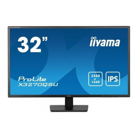 Monitor iiyama 31,5" ProLite X3270QSU-B1 IPS 2xHDMI DP głośniki Monitor iiyama 31,5" ProLite X3270QSU-B1 IPS 2xHDMI DP głośniki