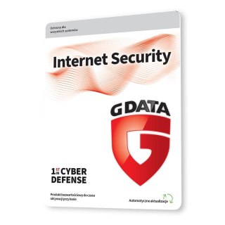 Oprogramowanie G DATA Internet Security 1PC 2lata karta-klucz