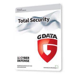 Oprogramowanie G DATA Total Security 3PC 1rok karta-klucz