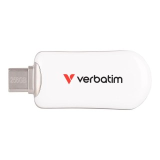 Pendrive Verbatim Plectra 256GB USB-C 3.0 White