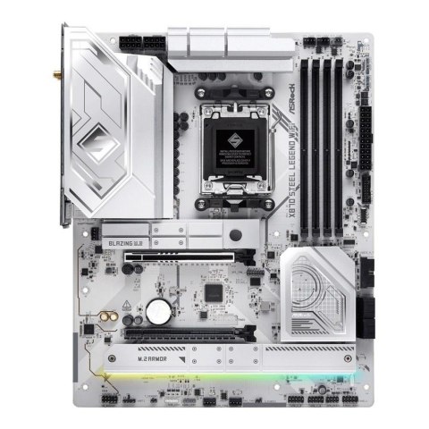 Płyta ASrock X870 STEEL LEGEND WIFI /AMD X870/DDR5/SATA3/M.2/USB4/WiFi/BT/PCIe5.0/AM5/ATX Płyta ASrock X870 STEEL LEGEND WIFI /AMD X870/DDR5/SATA3/M.2/USB4/WiFi/BT/PCIe5.0/AM5/ATX