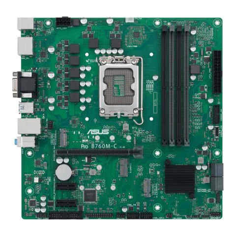 Płyta Asus PRO B760M-C-CSM /B760/DDR5/SATA3/M.2/USB3.0/PCIe4.0/s.1700/mATX Płyta Asus PRO B760M-C-CSM /B760/DDR5/SATA3/M.2/USB3.0/PCIe4.0/s.1700/mATX