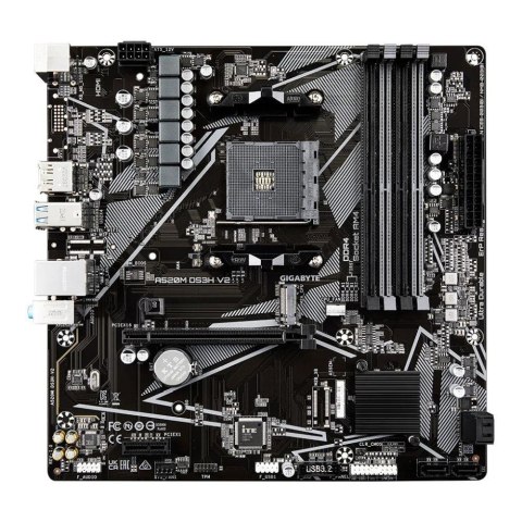 Płyta Gigabyte A520M DS3H V2 (rev. 1.0) /AMD A520/DDR4/SATA3/M.2/USB3.0/PCIe3.0/AM4/mATX Płyta Gigabyte A520M DS3H V2 (rev. 1.0) /AMD A520/DDR4/SATA3/M.2/USB3.0/PCIe3.0/AM4/mATX