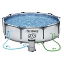 Basen ogrodowy stelażowy 366 x 76 cm 16w1 Bestway 56416 + maszynka do baniek GRATIS
