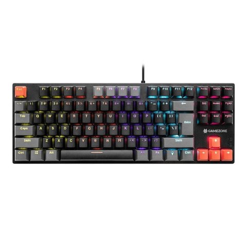 Klawiatura przewodowa Tracer GAMEZONE Blade 87 USB czarna Klawiatura przewodowa Tracer GAMEZONE Blade 87 USB czarna